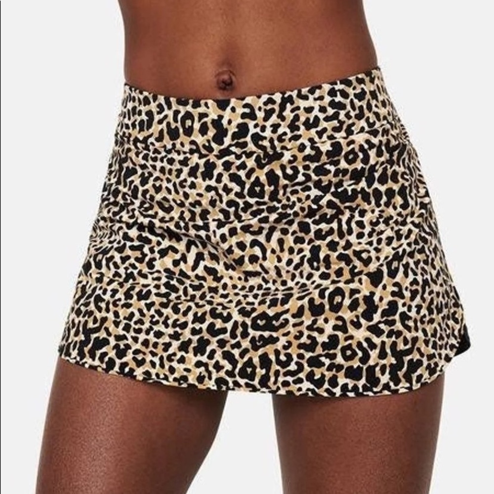 Outdoor Voices Cheetah Print Exercise Skort